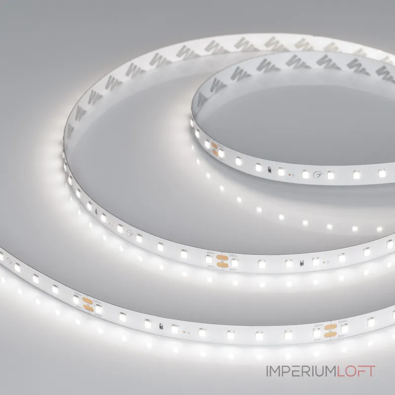 Arlight Лента RT-A90-10mm 24В White6000 4.8 В/м IP20 2835 5м высок.эфф.200 лм/Вт 038779 Arlight Лента RT-A90-10mm 24В White6000 4.8 В/м IP20 2835 5м высок.эфф.200 лм/Вт 038779