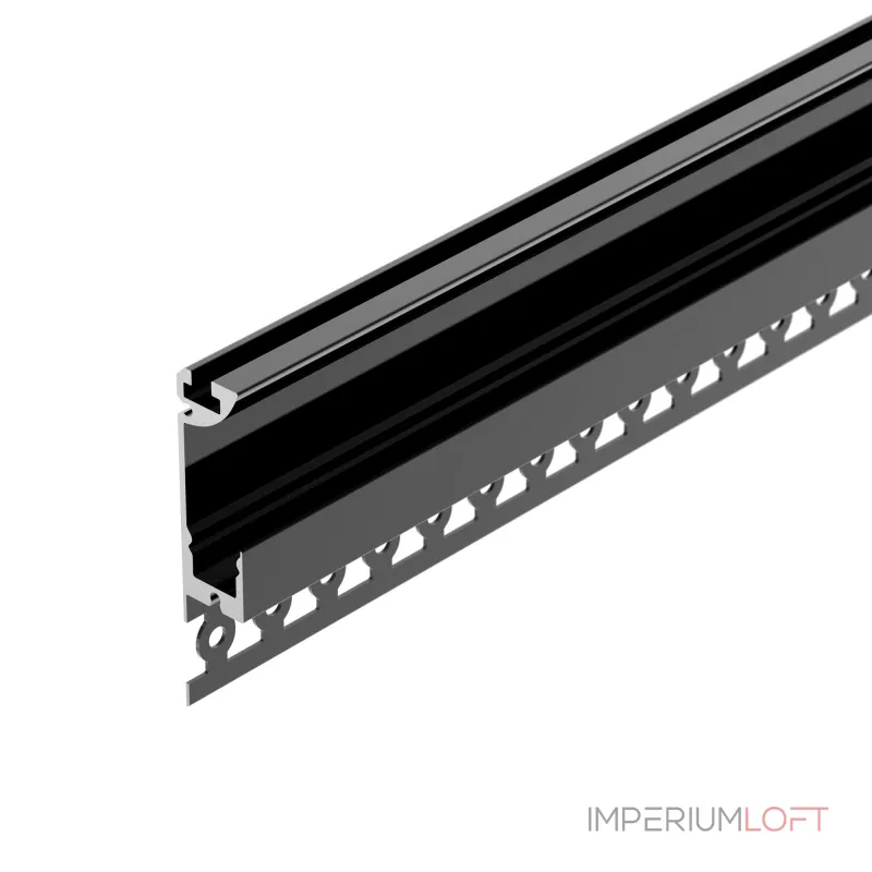 Arlight Профиль PLINTUS-FANTOM-L-2000 BLACK Алюминий 041213