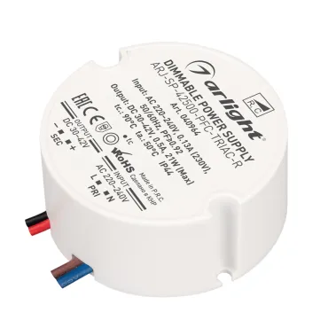 Arlight Блок питания ARJ-SP-42500-PFC-TRIAC-R 21Вт 30-42В 500mA IP44 040964 Arlight Блок питания ARJ-SP-42500-PFC-TRIAC-R 21Вт 30-42В 500mA IP44 040964