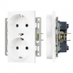 Механизм электрической розетки SCT-MEUD-PL-WH 250В 16A Arlight 043764