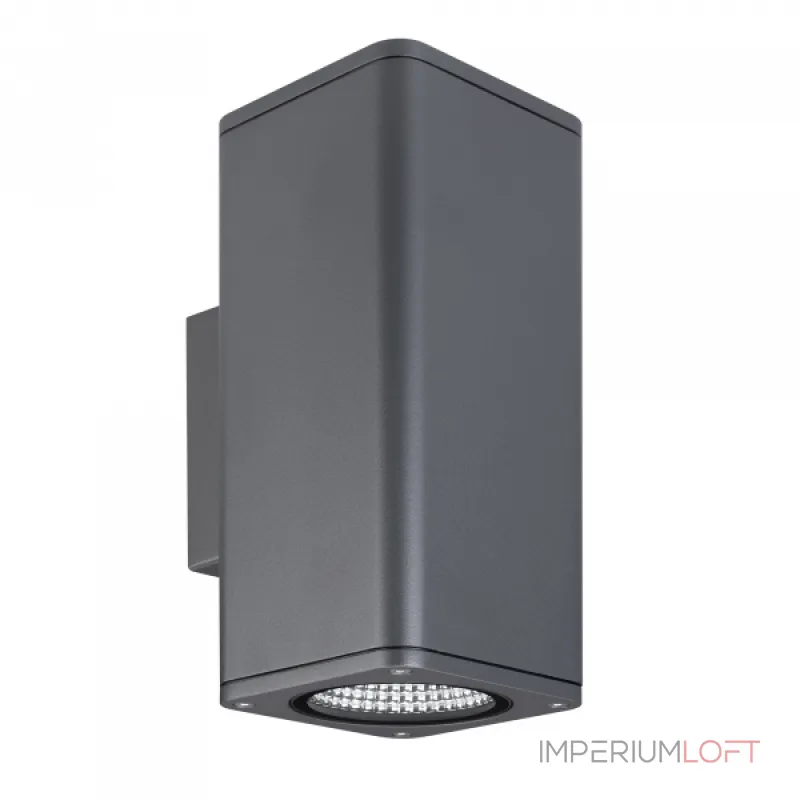 Светильник LGD-EVO-WALL-TWIN-S100x100-2x12Вт Warm3000 GR 44 deg 230В Arlight IP54 046195 Светильник LGD-EVO-WALL-TWIN-S100x100-2x12Вт Warm3000 GR 44 deg 230В Arlight IP54 046195