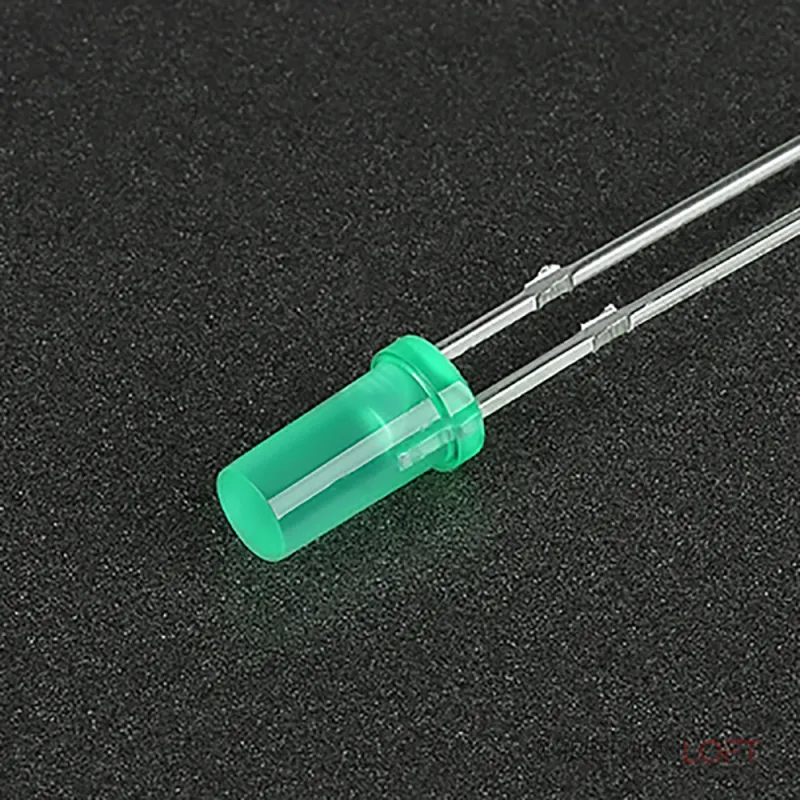 Arlight Светодиод ARL-3033PGD-450mcd 3мм цилиндр 005492