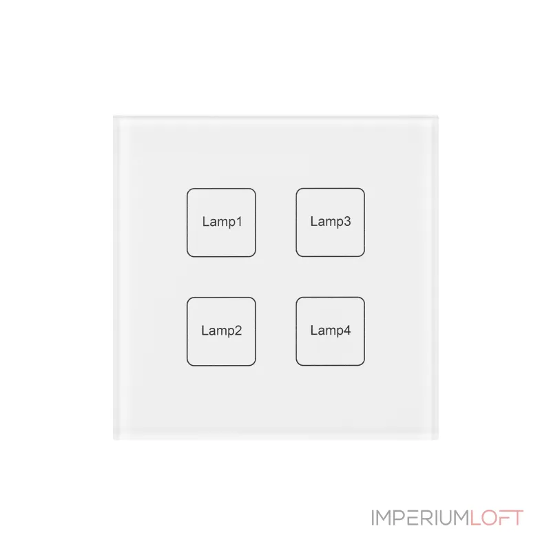 Arlight INTELLIGENT ARLIGHT Сенсорная панель DALI-901-11-ADDR-DIM-DT6-IN White BUS IARL IP20 037192