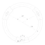 Arlight Светильник IM-RONDO-EMERGENCY-3H-R400-40Вт Warm3000 BK 120 deg 230В IP40 039650