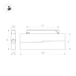 Светильник MAG-ORIENT-DOTS-FOLD-S230-12Вт Warm3000 BK 30 deg 48В DALI Arlight IP20 041905
