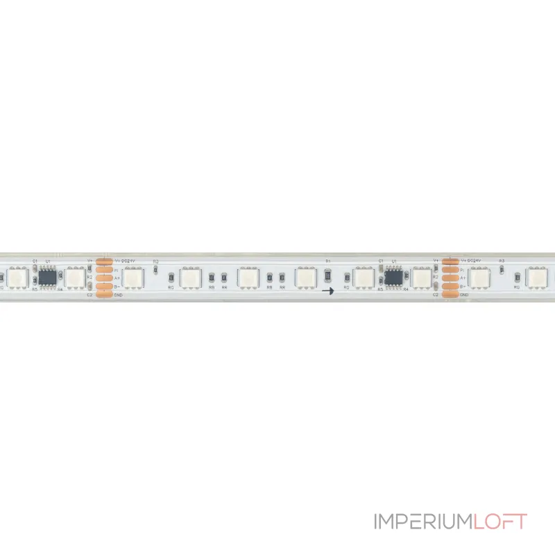 Arlight Лента герметичная DMX-PS-B60-15mm 24В RGB-PX6 15В/м IP67 5060 5м 037090