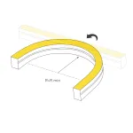 Arlight Лента герметичная MOONLIGHT-SIDE-A140-12x24mm 24В Day5000 9.6 В/м IP68 5м 042800