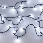 Arlight Светодиодная гирлянда ARD-STRING-CLASSIC-1000-BLACK-100LED-MILK-PULSE White 230В 7Вт Ardecoled IP65 031652