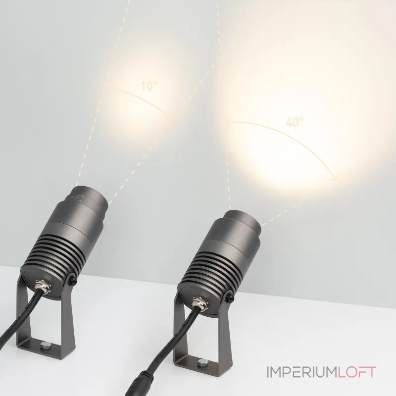 Arlight Светильник ALT-RAY-ZOOM-R52-8Вт Warm2700 DG 10-40 deg 230В IP67 051802
