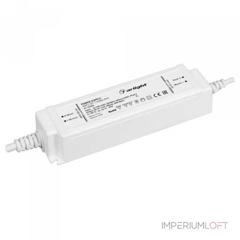 Arlight Блок питания ARPJ-SP-114350-PFC 40Вт 57-114В 0.35A IP67 037889