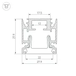 Arlight Профиль HR-FACADE-2000 ANOD Алюминий 034946