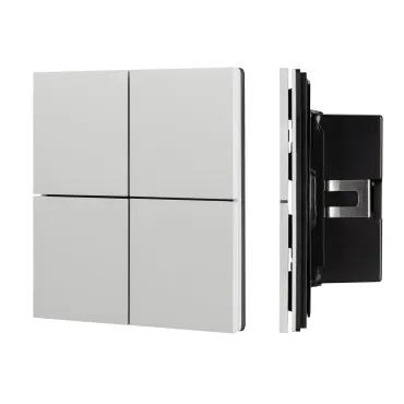 Arlight INTELLIGENT ARLIGHT Кнопочная панель KNX-304-23-IN Silver BUS Frameless IARL IP20 039662 Arlight INTELLIGENT ARLIGHT Кнопочная панель KNX-304-23-IN Silver BUS Frameless IARL IP20 039662
