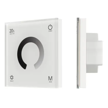 Arlight Панель SMART-P4-DIM-G-IN White 12-24В 4x3A Sens 2.4G IP20 034774