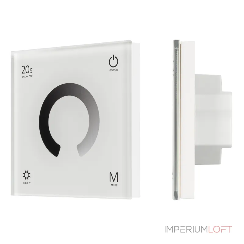 Arlight Панель SMART-P4-DIM-G-IN White 12-24В 4x3A Sens 2.4G IP20 034774 Arlight Панель SMART-P4-DIM-G-IN White 12-24В 4x3A Sens 2.4G IP20 034774