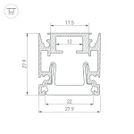 Arlight Профиль HR-FACADE-2000 ANOD Алюминий 034946