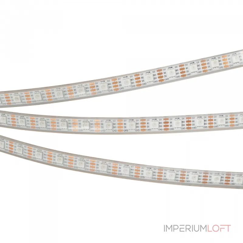 Лента герметичная SPI-P-B60-12mm 5В RGB-PX1-BPT 12 В/м IP66 5060 5м Arlight 041167 Лента герметичная SPI-P-B60-12mm 5В RGB-PX1-BPT 12 В/м IP66 5060 5м Arlight 041167
