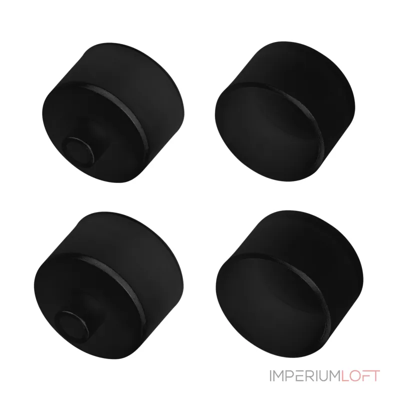 Заглушка WPH-FLEX-D22-360deg BLACK с отверстием Arlight 045884