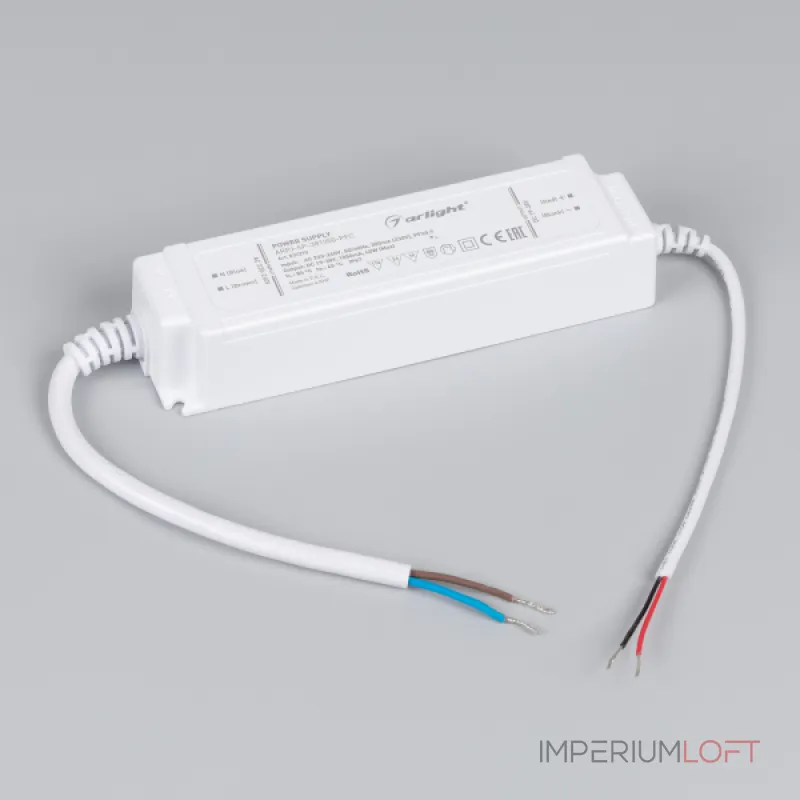 Arlight Блок питания ARPJ-SP-381050-PFC 40Вт 19-38В 1.05A IP67 037270 Arlight Блок питания ARPJ-SP-381050-PFC 40Вт 19-38В 1.05A IP67 037270