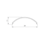 Arlight Экран SL-KANT-H30-3000 ROUND OPAL Arlight 046183
