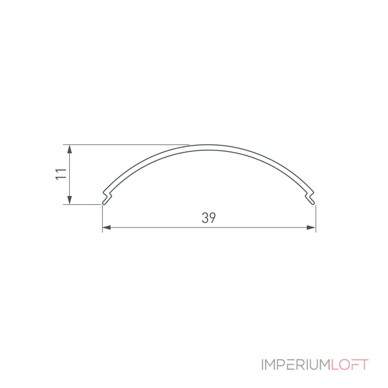 Arlight Экран SL-KANT-H30-3000 ROUND OPAL Arlight 046183 Arlight Экран SL-KANT-H30-3000 ROUND OPAL Arlight 046183