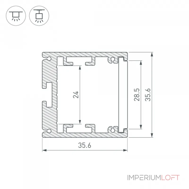 Arlight Профиль SL-ARC-3535-D320-N90 WHITE 260мм дуга 1 из 4 Алюминий 039591 Arlight Профиль SL-ARC-3535-D320-N90 WHITE 260мм дуга 1 из 4 Алюминий 039591
