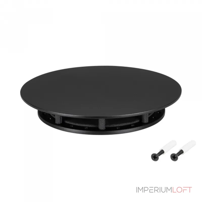 Крепление MOONLIGHT-BASE-ROUND-D18-M Black Arlight Металл 045693
