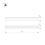 Arlight Светильник MAG-FLAT-25-L600-18Вт Day4000 WH 100 deg 24В IP20 050059