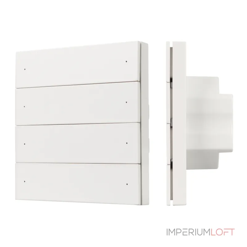 Arlight INTELLIGENT ARLIGHT Кнопочная панель SMART-DMX512-801-22-8G-8SC-DIM-IN White 230В 2.4G IARL IP20 037334
