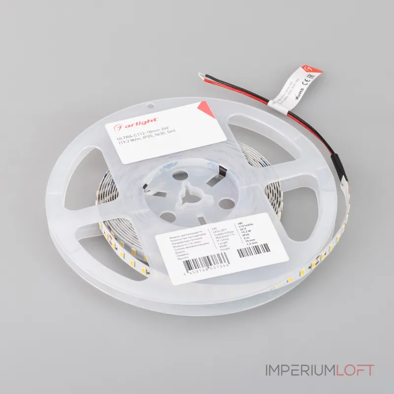 Arlight Лента ULTRA-C112-10mm 24В White6000 19.2 В/м IP20 5630 5м 037456 Arlight Лента ULTRA-C112-10mm 24В White6000 19.2 В/м IP20 5630 5м 037456