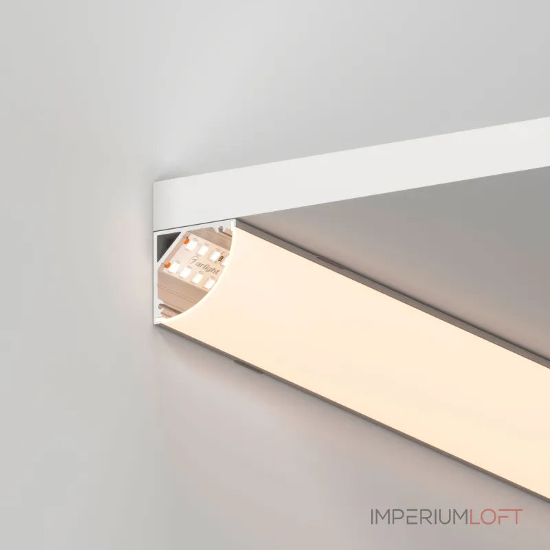 Arlight Профиль с экраном SL-KANT-H30-2000 ANOD+OPAL Алюминий 036846
