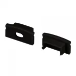 Arlight Заглушка LINE-1708 BLACK с отверстием 040315