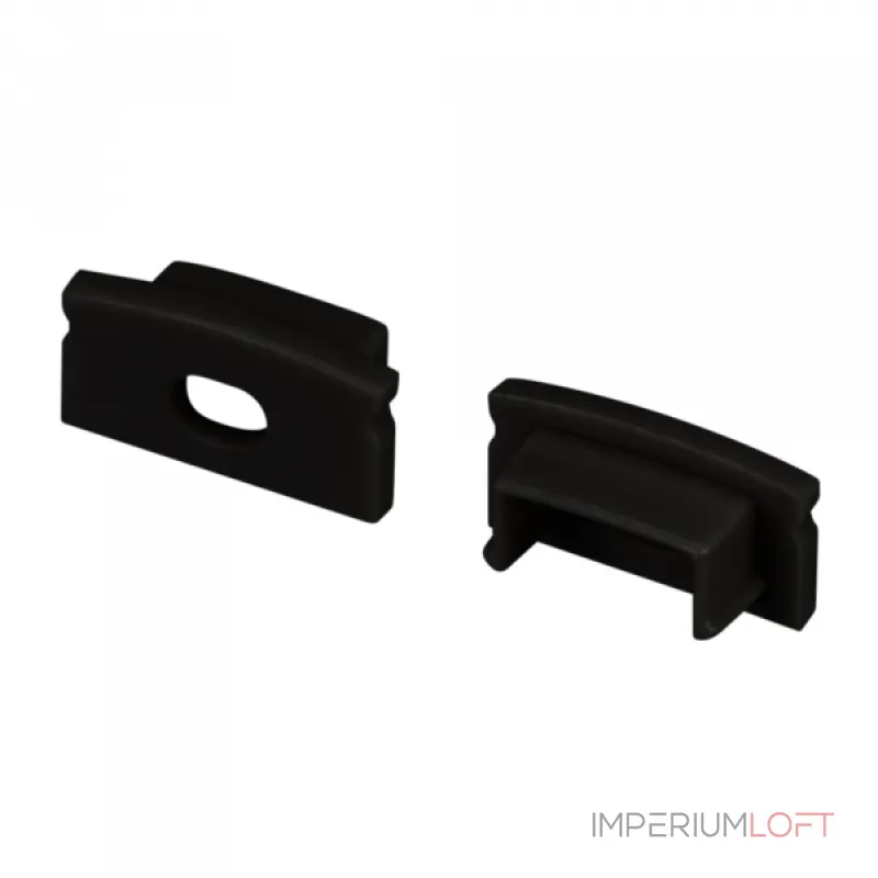 Arlight Заглушка LINE-1708 BLACK с отверстием 040315