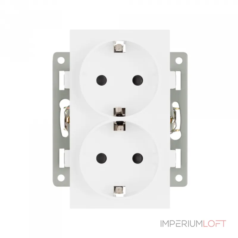 Механизм электрической розетки SCT-MEUD-PL-WH 250В 16A Arlight 043764 Механизм электрической розетки SCT-MEUD-PL-WH 250В 16A Arlight 043764