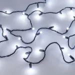 Arlight Светодиодная гирлянда ARD-STRING-CLASSIC-1000-BLACK-100LED-MILK-PULSE White 230В 7Вт Ardecoled IP65 031652