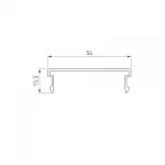 Arlight Экран SL-LINIA55-FANTOM-2000 Frost 027294
