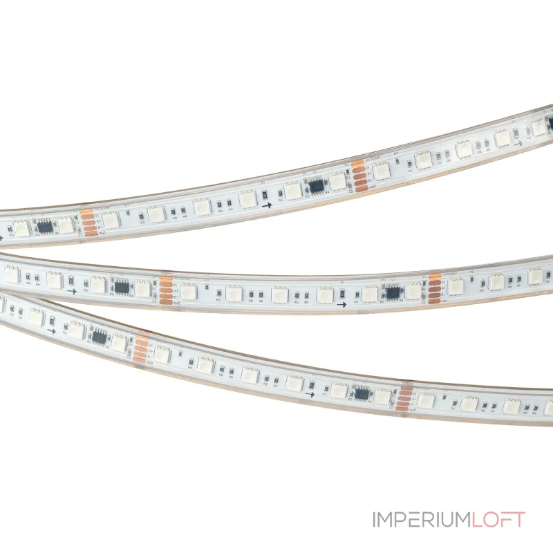 Arlight Лента герметичная DMX-PS-B60-15mm 24В RGB-PX6 15В/м IP67 5060 5м 037090