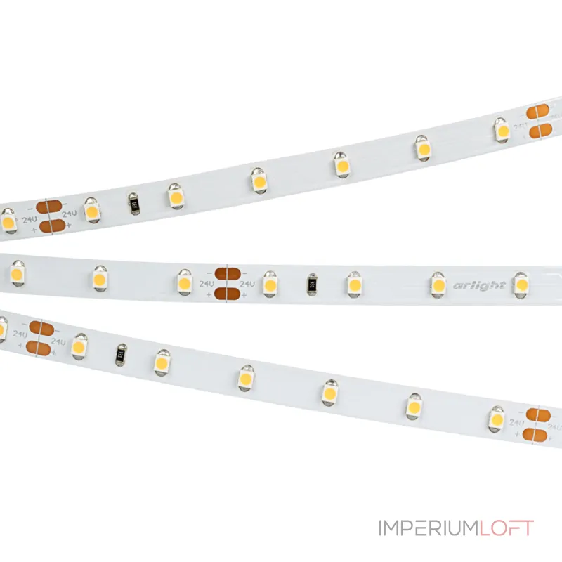Arlight Лента RT-A60-8mm 24В Warm2700 CRI98 4.8 В/м IP20 2835 5м 4.8 Вт/м IP20 021414(2)