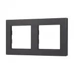Рамка алюминиевая FRM-PRESTO-ALS-2-BK Arlight 043855