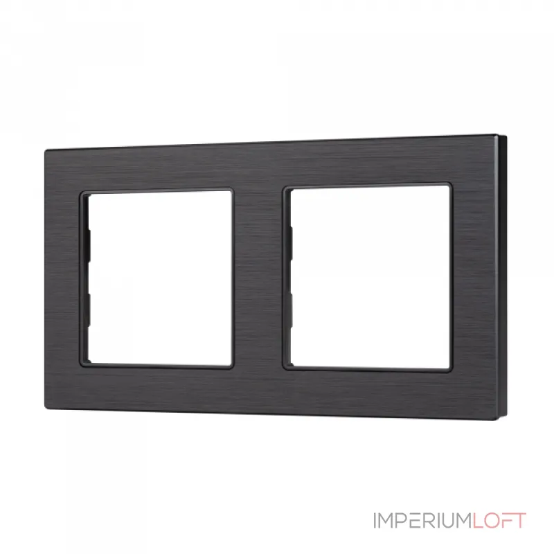 Рамка алюминиевая FRM-PRESTO-ALS-2-BK Arlight 043855