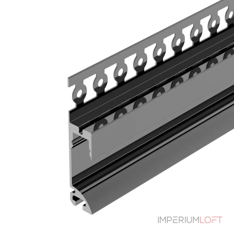 Arlight Профиль PLINTUS-FANTOM-L-2000 BLACK Алюминий 041213