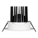 Светильник MS-ATOLL-BUILT-TURN-R94-10Вт Warm3000 WH 36 deg 230В Arlight IP54 044598