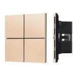 Arlight INTELLIGENT ARLIGHT Кнопочная панель KNX-304-23-IN Champagne BUS Frameless IARL IP20 039665