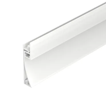 Профиль PLINTUS-H58-F-2000 WHITE Arlight Алюминий 045297