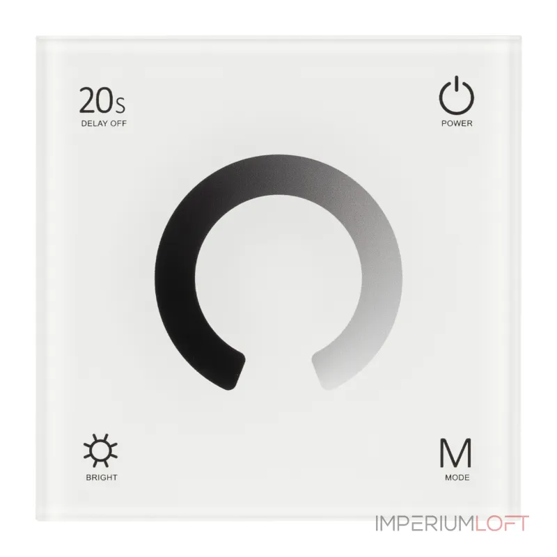 Arlight Панель SMART-P4-DIM-G-IN White 12-24В 4x3A Sens 2.4G IP20 034774 Arlight Панель SMART-P4-DIM-G-IN White 12-24В 4x3A Sens 2.4G IP20 034774
