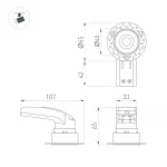 Arlight Светильник MS-RIALTO-TRIMLESS-R40-9Вт Warm3000 BK 36deg 230В IP20 047775