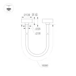 Светильник SP-TROPIC-SURFACE-R18-L10000-110Вт Warm3000 GD 360 deg 230В Arlight IP20 043408