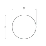 Экран Arlight SL-ROUND-D70-360deg-2000 OPAL 037771