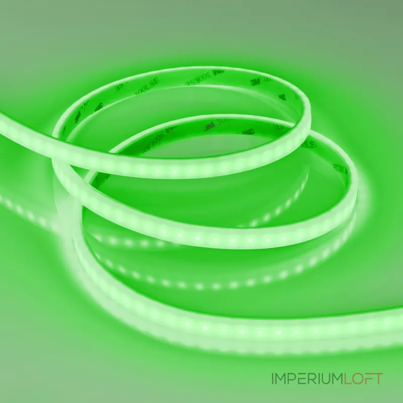 Лента герметичная RTW-PSW-A120-10mm 24В Green 9.6 В/м IP67 2835 5м Arlight 040765