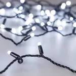 Arlight Светодиодная гирлянда ARD-STRING-CLASSIC-1000-BLACK-100LED-MILK-PULSE White 230В 7Вт Ardecoled IP65 031652