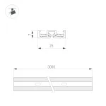 Arlight Трек MAG-VIBE-TRACK-257-3000 BK IP20 044180